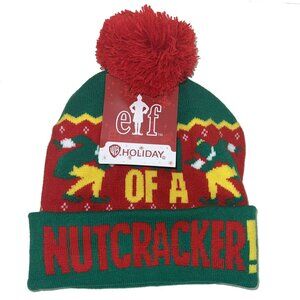 Elf Christmas Movie Son of a Nutcracker Knit Beanie Hat